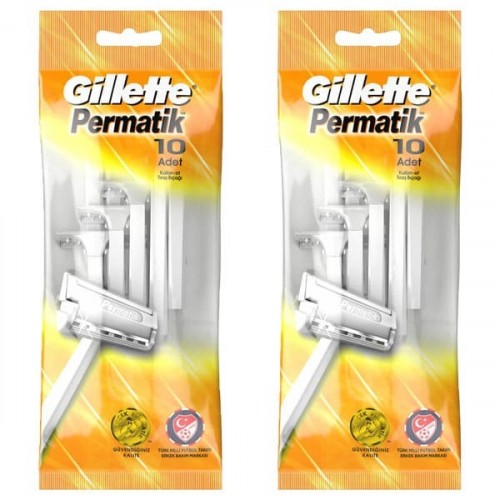 Gillette Permatik Kullan At Tıraş Bıçağı 10 lu x 2 Adet