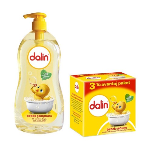 Dalin Şampuan Klasik 700 ml + Sabun 100 gr 3 lü