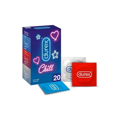 Durex Chill Karma Prezervatif Ekstra Avantaj Paketi 20 li