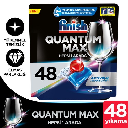 Finish Quantum Max Bulaşık Makinesi Tableti 48 li
