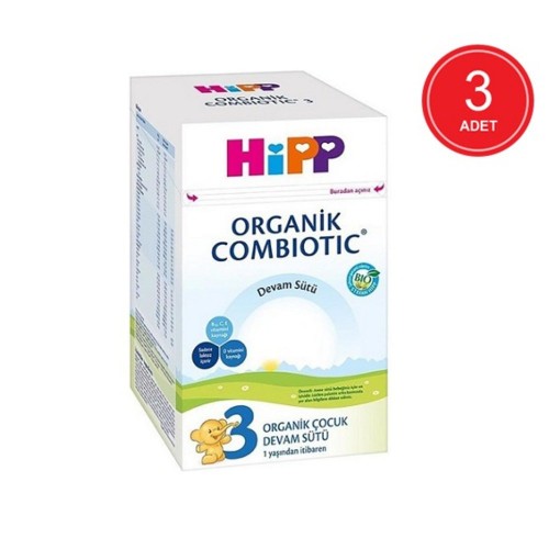 Hipp 3 Combiotic Organik Devam Sütü 800 gr x 3 Adet