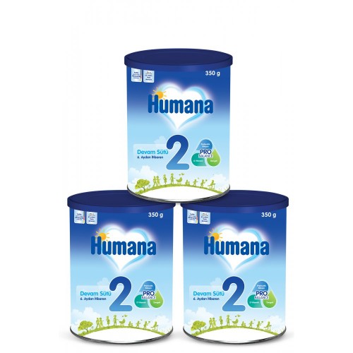 Humana 2 Bebek Maması Metal Kutu 350 Gr x 3 Adet Fiyatı