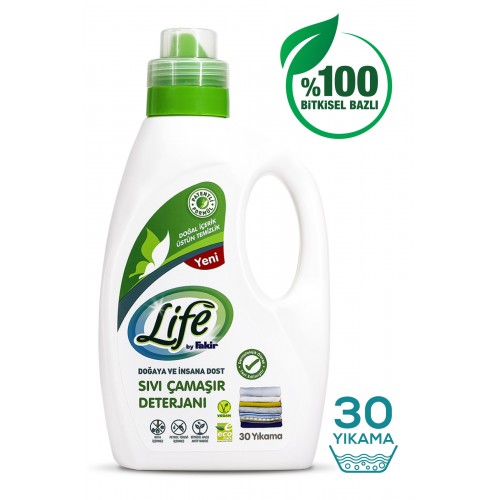 Life by Fakir Bitkisel Bazlı Vegan Sıvı Çamaşır Deterjanı 1500 ml
