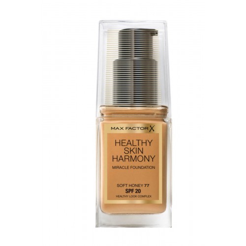 Max Factor  Healthy Skin Harmony Miracle Foundation No 77 Soft Honey