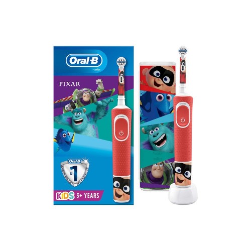 Oral-B Çocuk D100 Pixar Şarj Edilebilir Diş Fırçası + Seyahat Kabı