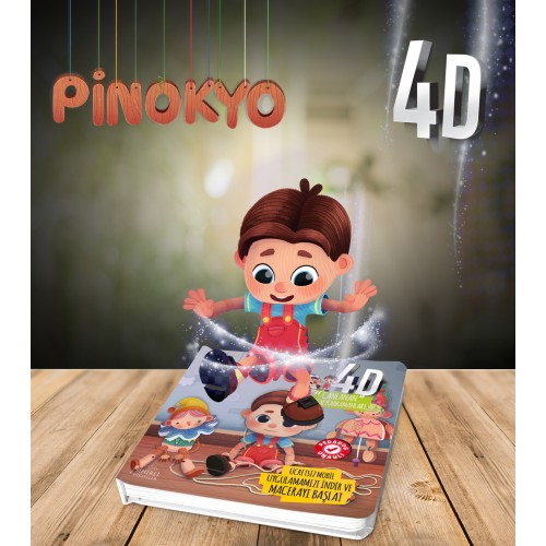 Sihirli Hikayeler 4D Canlanan Kitap - Pinokyo