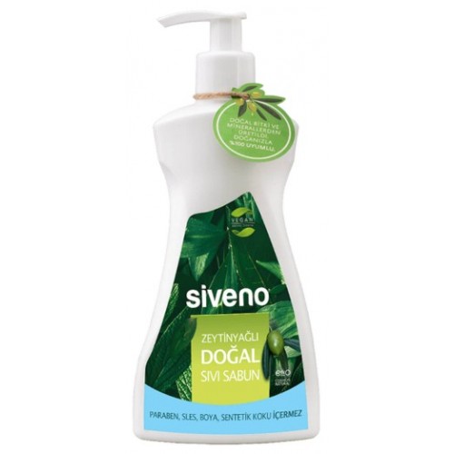 Siveno Zeytinyağlı Doğal Sıvı Sabun 300 ml