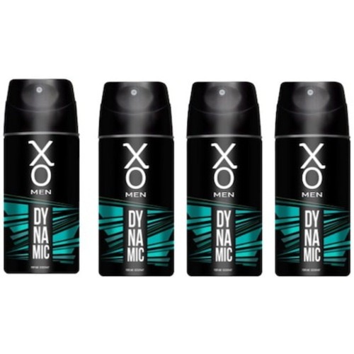 Xo Dynamic Men Deodorant 150 ml x 4 Adet