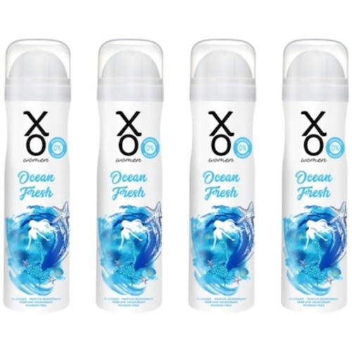 Xo Ocean Fresh Women Deodorant 150 ml x 4 Adet