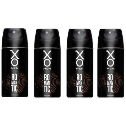 Xo Romantic Men Deodorant 150 ml x 4 Adet