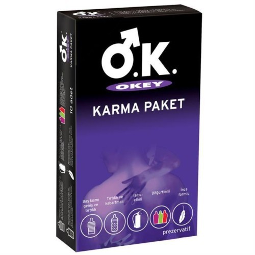 Okey Karma Paket Prezervatif 10 lu