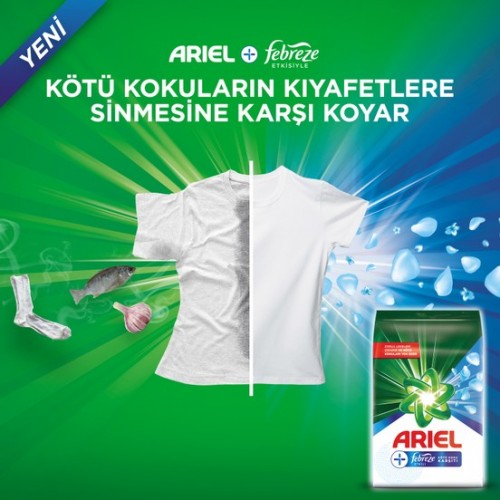 Ariel Febreze Etkili Toz Çamaşır Deterjanı 5 kg x 2 Adet