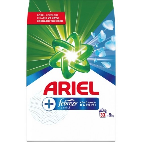 Ariel Febreze Etkili Toz Çamaşır Deterjanı 5 kg