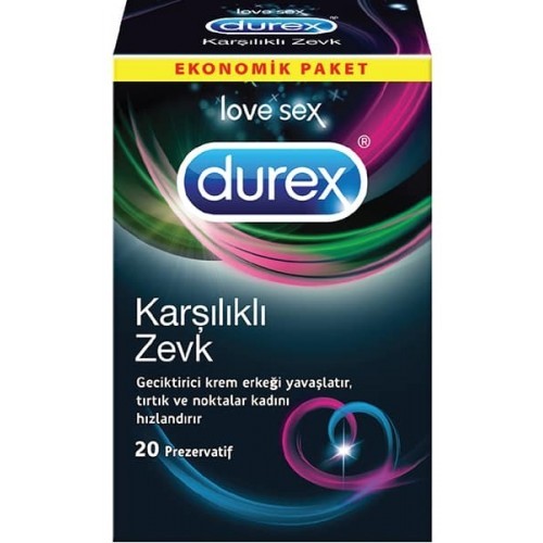 Durex Karşılıklı Zevk Kondom 20 li