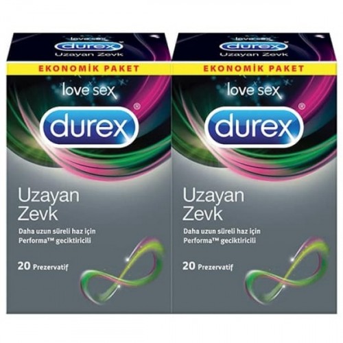Durex Uzayan Zevk Kondom 20 li x 2 Adet