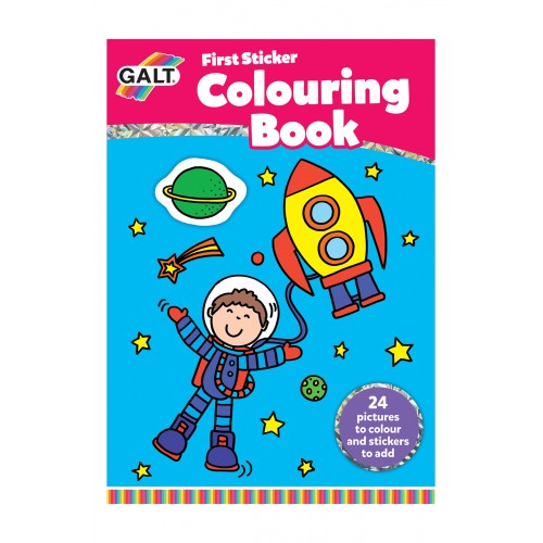 Galt First Sticker Colouring Book 3 Yaş+
