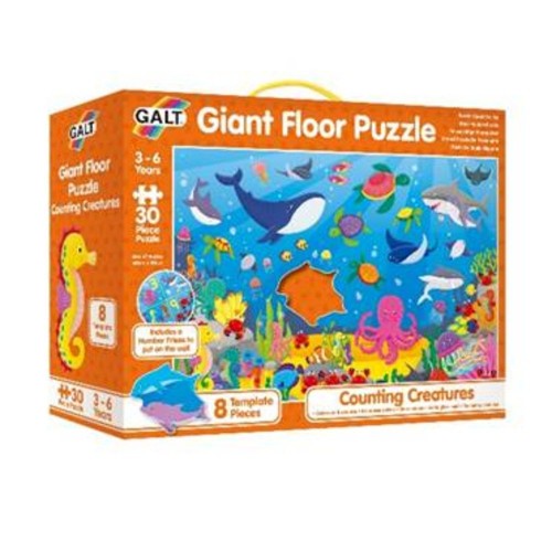 Galt Giant Floor Puzzle Counting Creatures 30 parça 3-6 Yaş