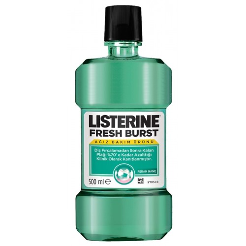 Listerine Ağız Bakm Suyu Fresh Burst Ferah Nane 500 ml