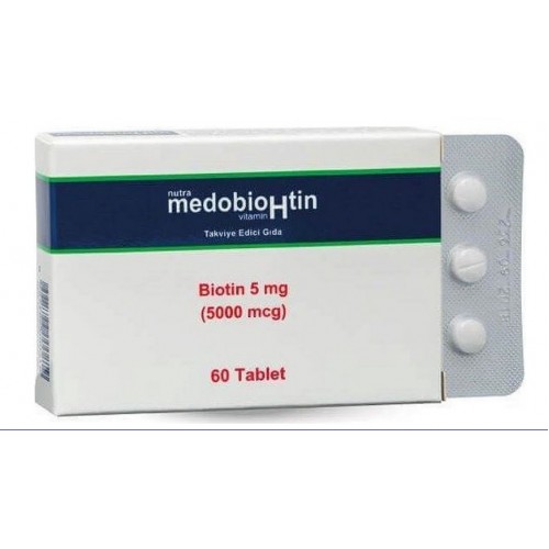 Medobiohtin Biotin 5 mg 60 Tablet