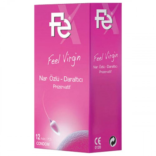 Fe Feel Virgin Nar Özlü Daraltıcı Kondom 12 li