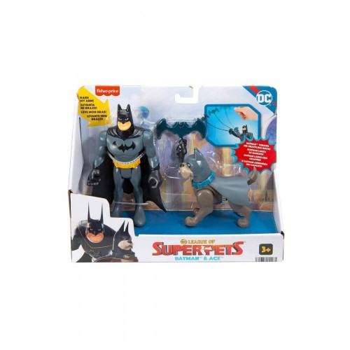 DC Süper Evcil Hayvanlar Ligi Batman & Ace HGL01-HGL03