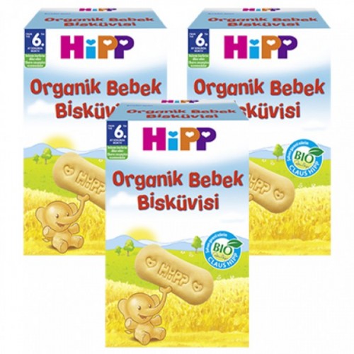 Hipp Organik Bebek Bisküvisi 150 gr x 3 Adet Fiyatı