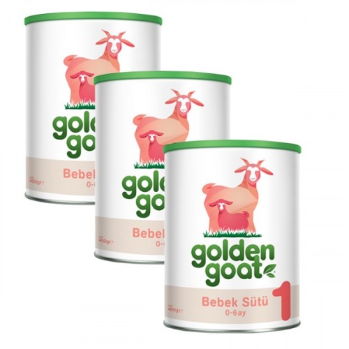 Golden Goat 1 Keçi Bebek Sütü 400 gr x 3 Adet
