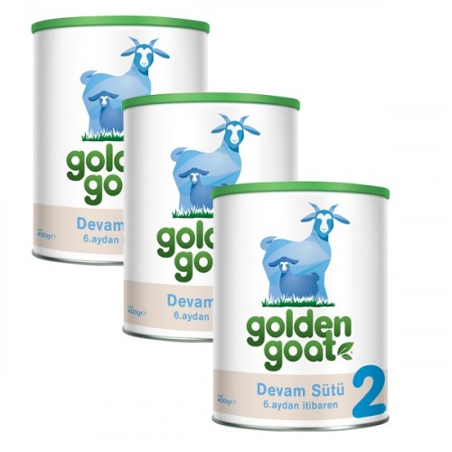 Golden Goat 2 Keçi Devam Sütü 400 gr x 3 Adet