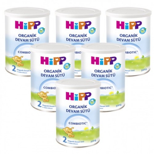 Hipp 2 Organic Combiotic Devam Sütü 350 gr x 6 Adet