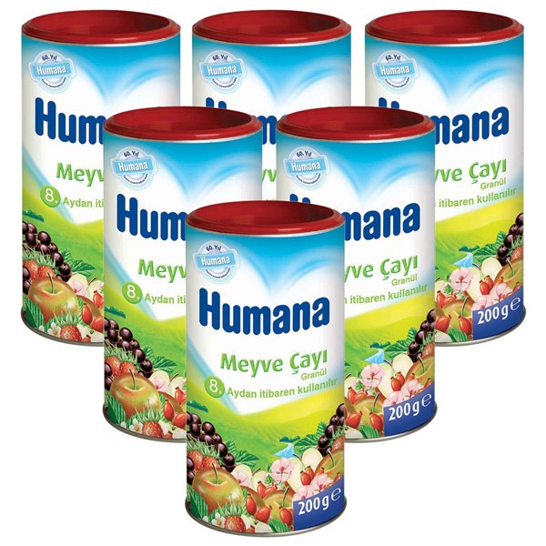 Humana Meyve Çayı 200 gr x 6 Adet Fiyatı