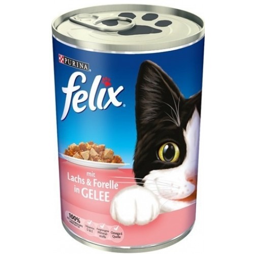Felix Somon ve Alabalıklı Kedi Konservesi 400 gr