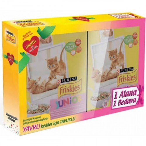 Friskies Junior Yavru Kedi Maması 1+1 Promosyon Paket 300 gr Fiyatı
