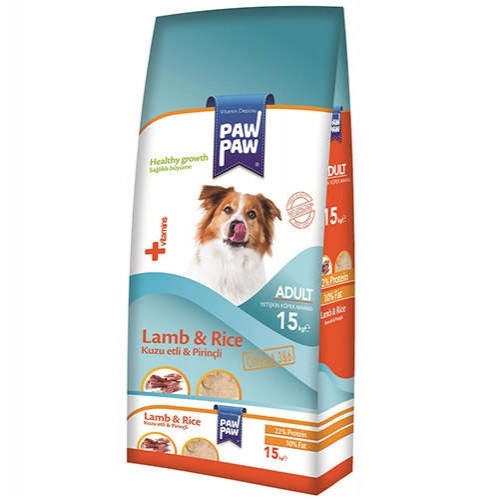 Paw Paw Yetişkin Kuzu & Pirinç Köpek Maması 15 kg