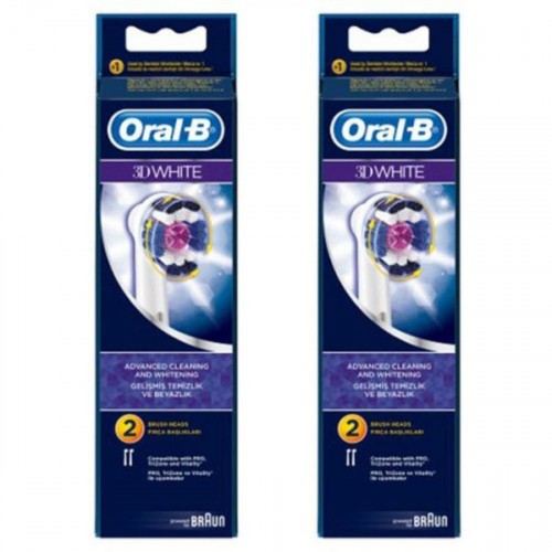 Oral-B EB18 3D White Diş Fırçası Yedeği 2 li x 2 Adet