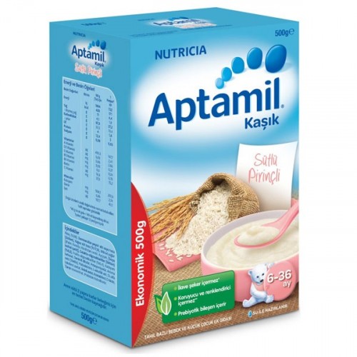 Aptamil Sütlü Pirinçli Kaşık Maması 500 gr
